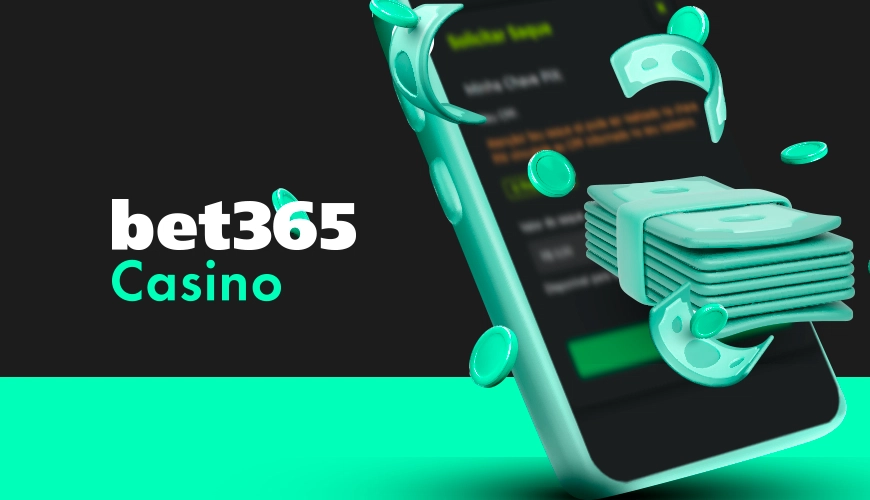 La imagen muestra smartphone abierta en la aplicación Bet365 Casino