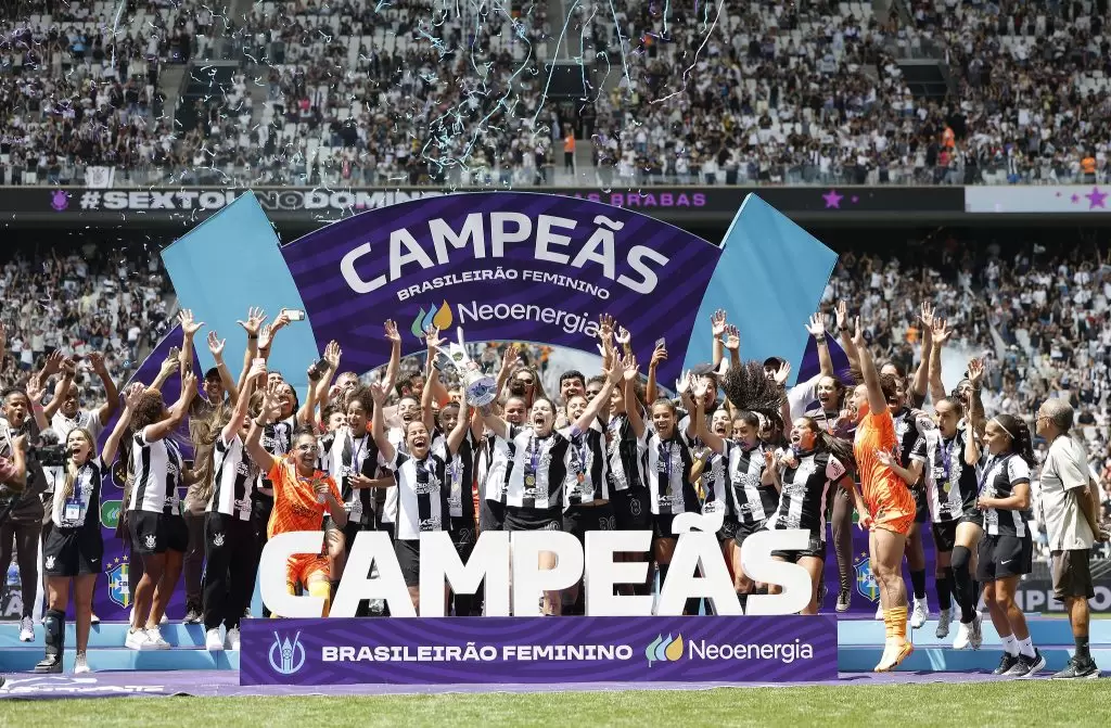 Corinthians conquistou 6º título do Brasileirão Feminino em 2024. Foto: Rafael Ribeiro/CBF