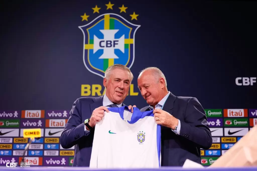 Carlo Ancelotti e Felipão