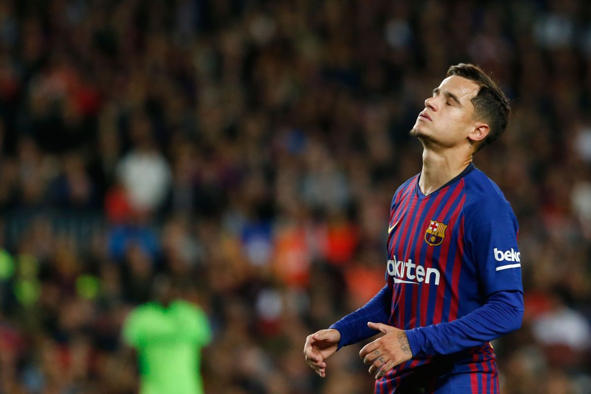 Coutinho nos tempos de Barcelona (Foto: Divulgação / AFP)