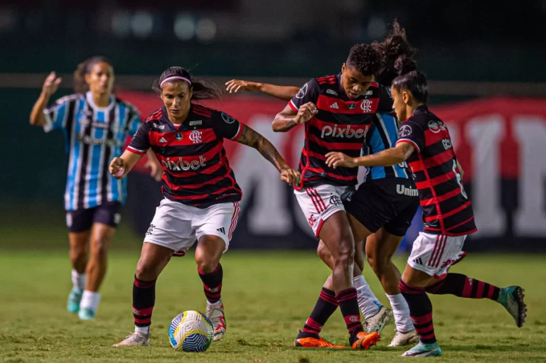 Flamengo feminino. Foto: Paula Reis/Flamengo