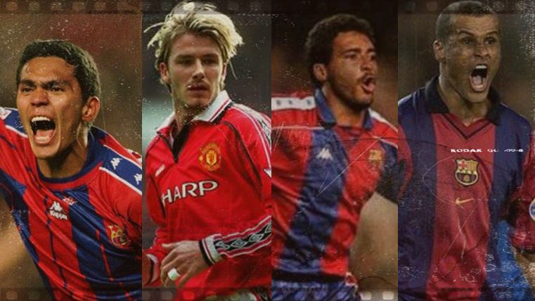 Histórico de confrontos Manchester United x Barcelona tem gol de Romário, Rivaldo, Beckham e Giovanni