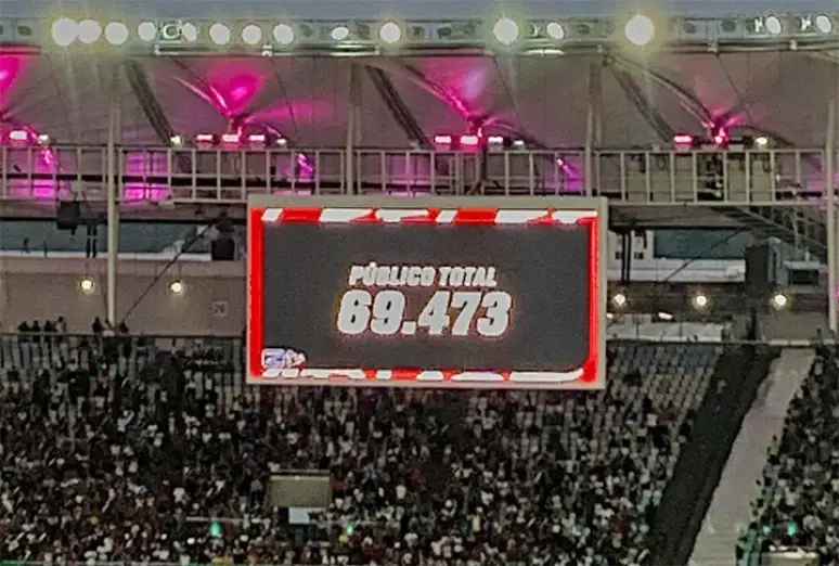 Maracanã recebe o maior público da temporada - Foto: Reprodução