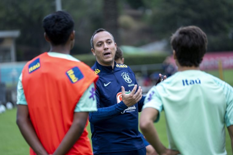 Phelipe Leal, técnico da seleção brasileira sub-17. Foto: Nelson Terme/CBF