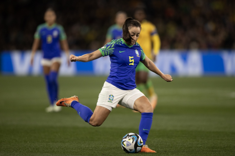 Luana Bertolucci, do Orlando Pride e seleção brasileira feminina. Foto: Thais Magalhães/CBF