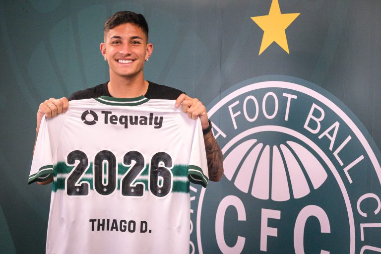 Thiago Dombroski, zagueiro do Coritiba. Foto: Reprodução/Coritiba FC