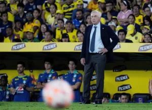 carlo ancelotti comandando o Brasil/Seleção Brasileira