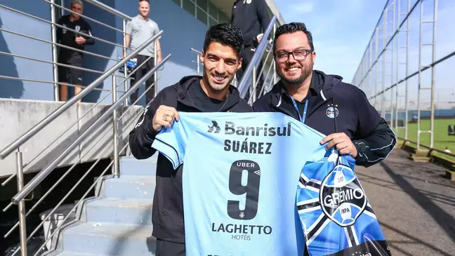 Confira os números de Suárez nas últimas duas temporadas; atacante foi anunciado pelo Grêmio