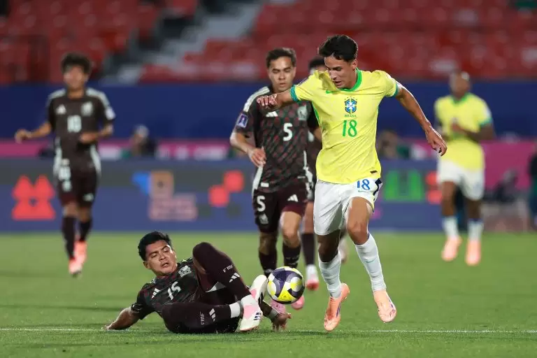 Brasil 2 x 2 México na Copa do Mundo Sub-20