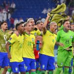 Seleção Brasileira comemora classificação na Copa do Mundo 2022. Foto: dpa picture alliance/Alamy Live News
