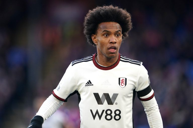 Willian, em campo pelo Fulham