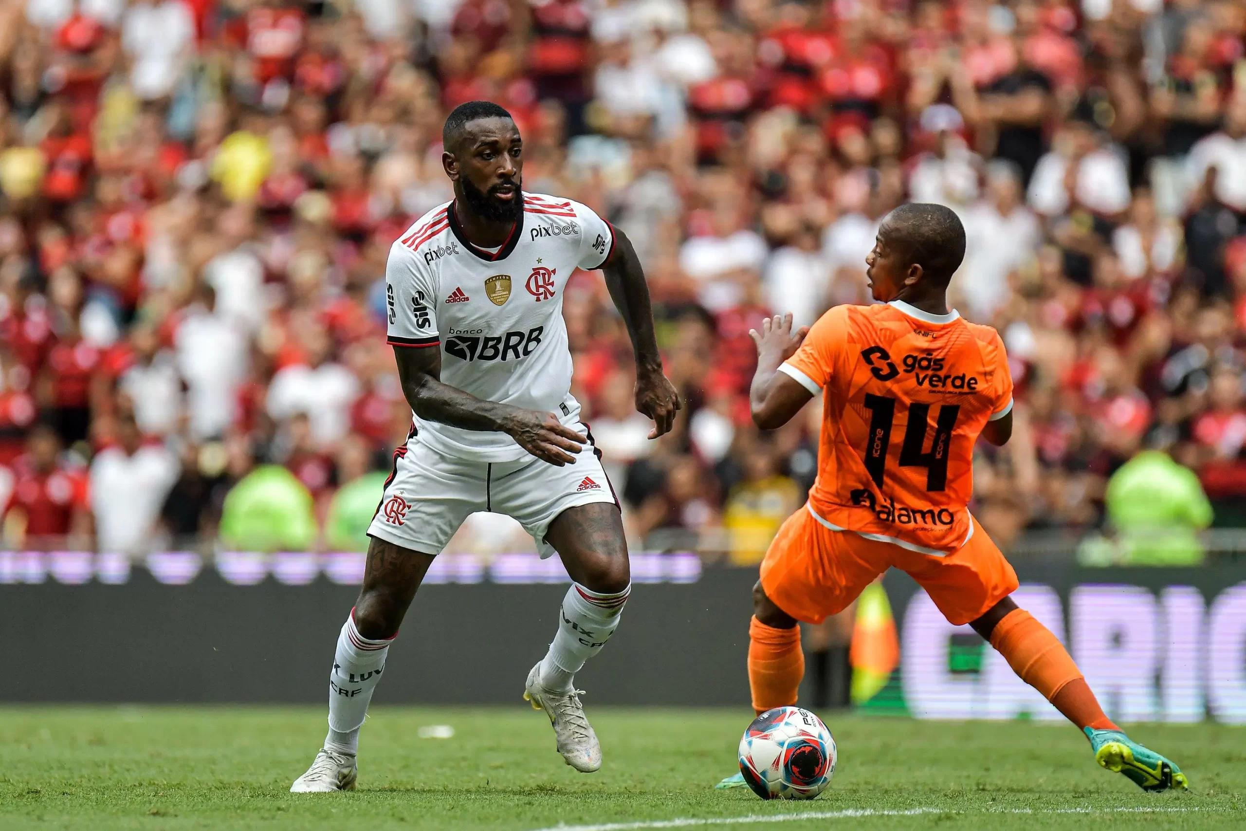 Flamengo x Nova Iguaçu no Carioca 2023. Foto: Sipa USA/Alamy Stock Photo