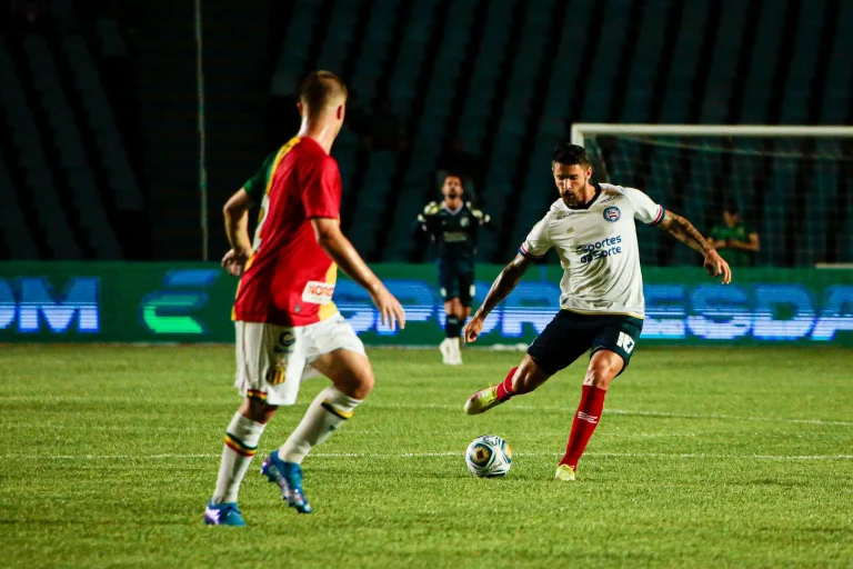 Sampaio Corrêa 1 x 0 Bahia, Copa do Nordeste 2023. Foto: Thiago Limas/AGIF/Sipa USA/Alamy Live News