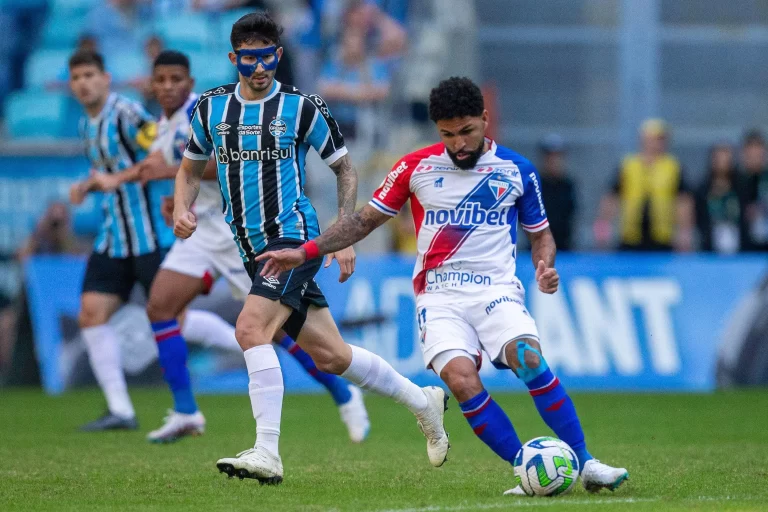 Grêmio x Fortaleza, Brasileirão 2023. Foto: Richard Ducker/DiaEsportivo/Alamy Live News