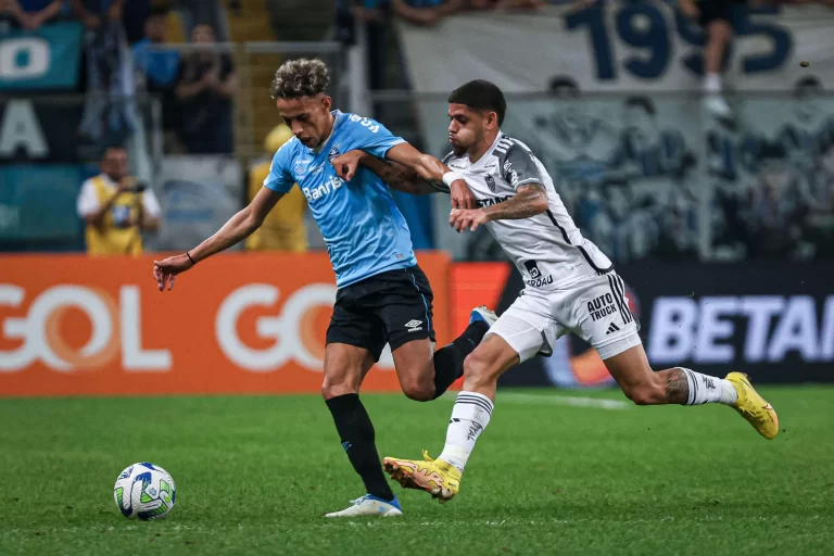 Grêmio x Atlético-MG, Brasileirão 2023. Foto: Maxi Franzoi/AGIF/Sipa USA/Alamy Live News