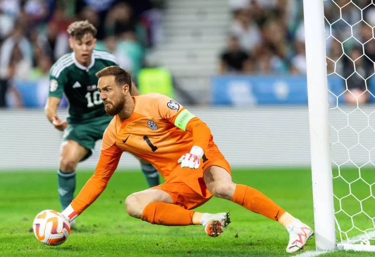 Jan Oblak, goleiro da Eslovênia. Foto: PA Images/Alamy Stock Photo