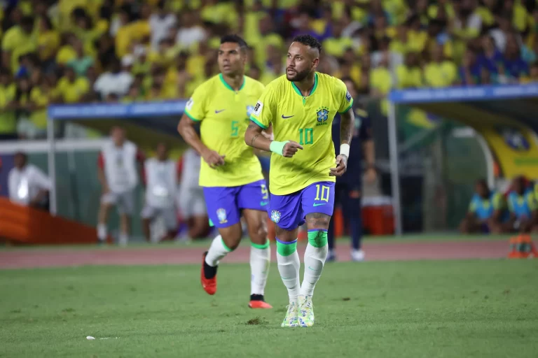 Neymar, do Al-Hilal, pela Seleção Brasileira. Foto: Leco Viana/TheNEWS2/ZUMA Press Wire/Alamy Live News