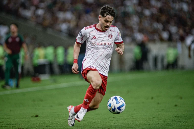 Maurício, do Internacional. Foto: Jayson Braga/Brazil Photo Press/Alamy Stock Photo