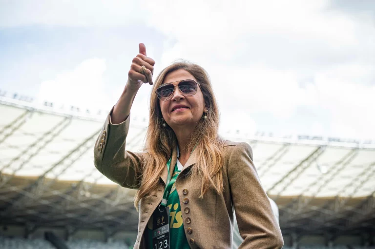 Leila Pereira, presidente do Palmeiras. Foto: UMA Press, Inc./Alamy Stock Photo