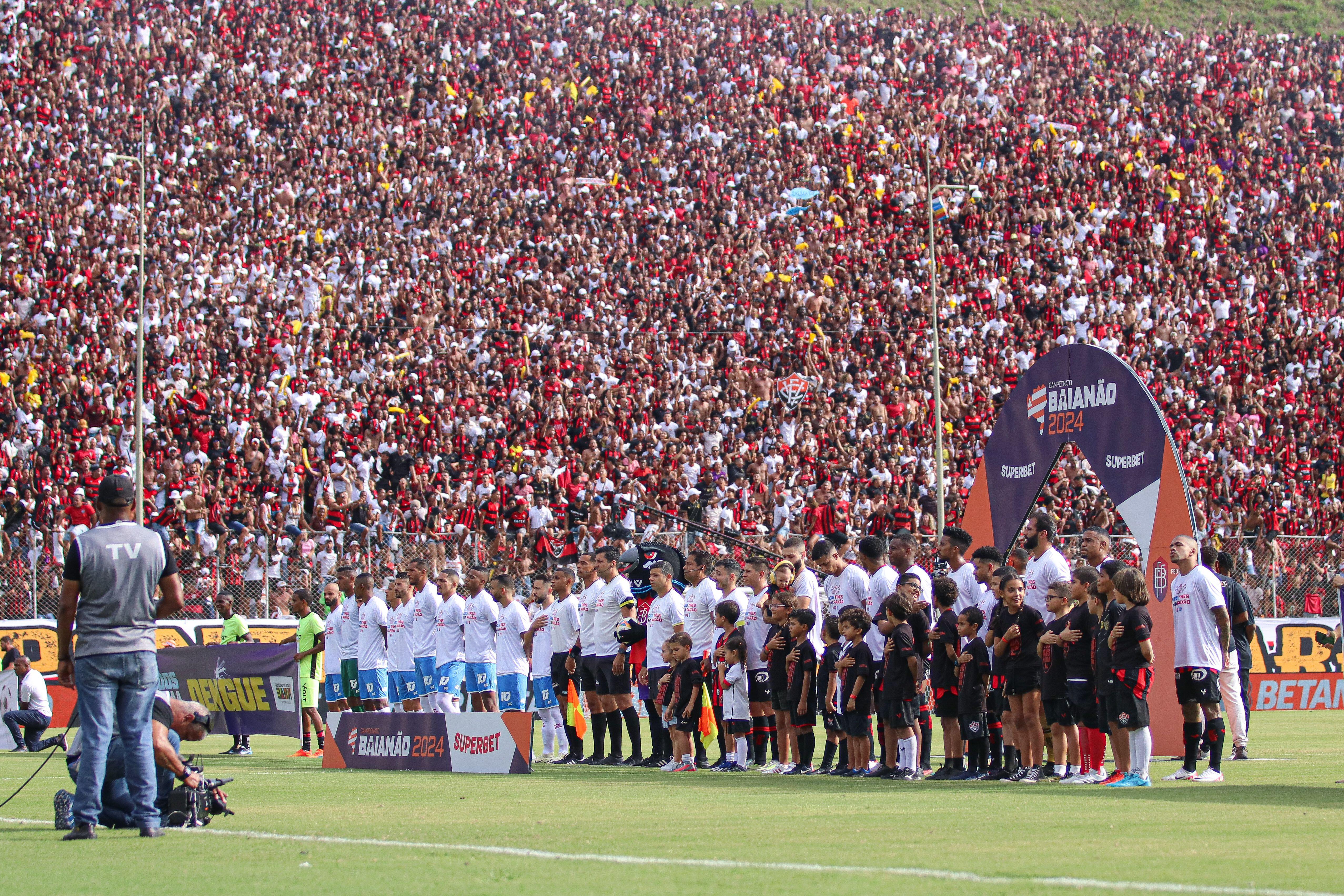 Bahia x Vitória pelo Campeonato Baiano 2024. Foto: Sipa USA / Alamy Stock Photo