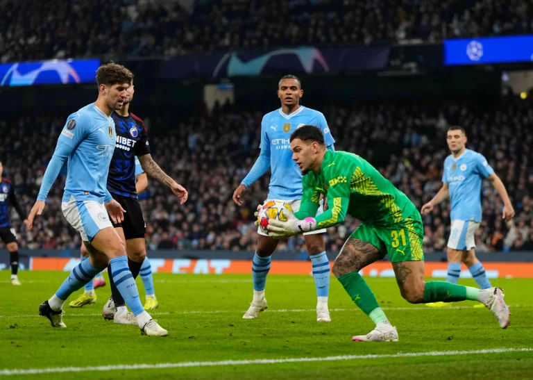 Manchester City. Ederson (goleiro). Foto: Kim Price/CSM/Alamy Live News