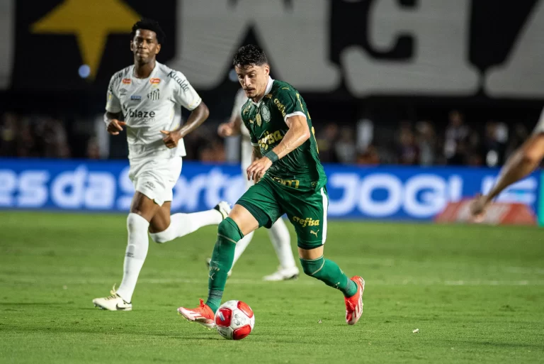 Santos 1 x 0 Palmeiras, final (ida) do Paulistão 2024. Foto: ZUMA Press, Inc./Alamy Stock Photo