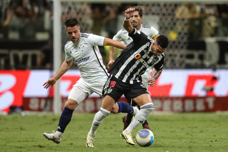 Atlético-MG 3 x 0 Cruzeiro, 3ª rodada do Brasileirão 2024. Foto: Gilson Lobo/AGIF/Alamy Live News