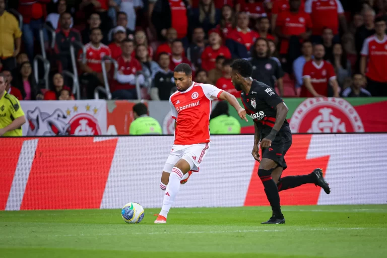 Internacional 1 x 1 Atlético-GO — 4ª rodada do Brasileirão 2024. Foto: Maxi Franzoi/AGIF/Sipa USA/Alamy Live News