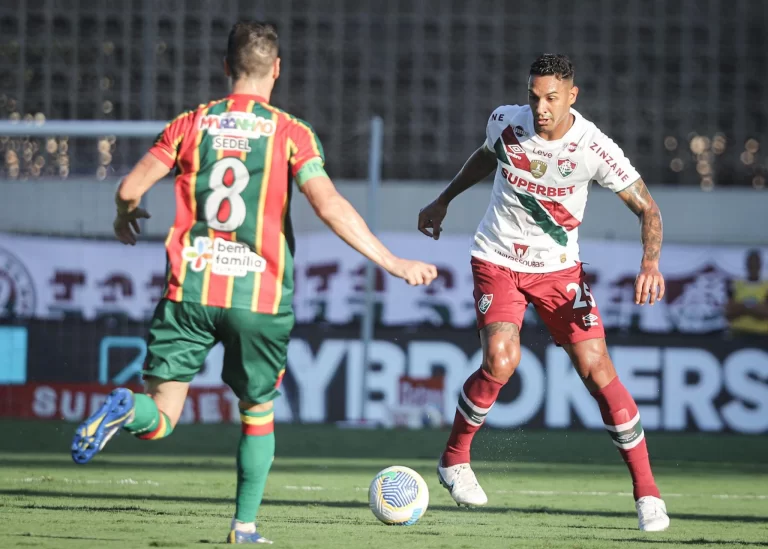 Sampaio Corrêa 0 x 2 Fluminense, 3ª fase da Copa do Brasil 2024. Foto: Mayra Ferreira Dos Santos/TheNEWS2 via ZUMA Press Wire/Alamy Stock Photo