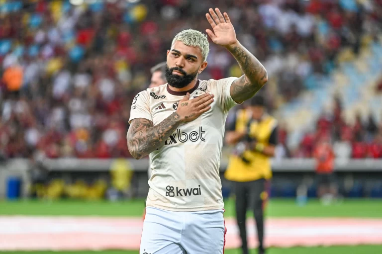 Gabriel Barbosa, atacante do Flamengo. Foto: Marcello Dias/DiaEsportivo/Alamy Live News