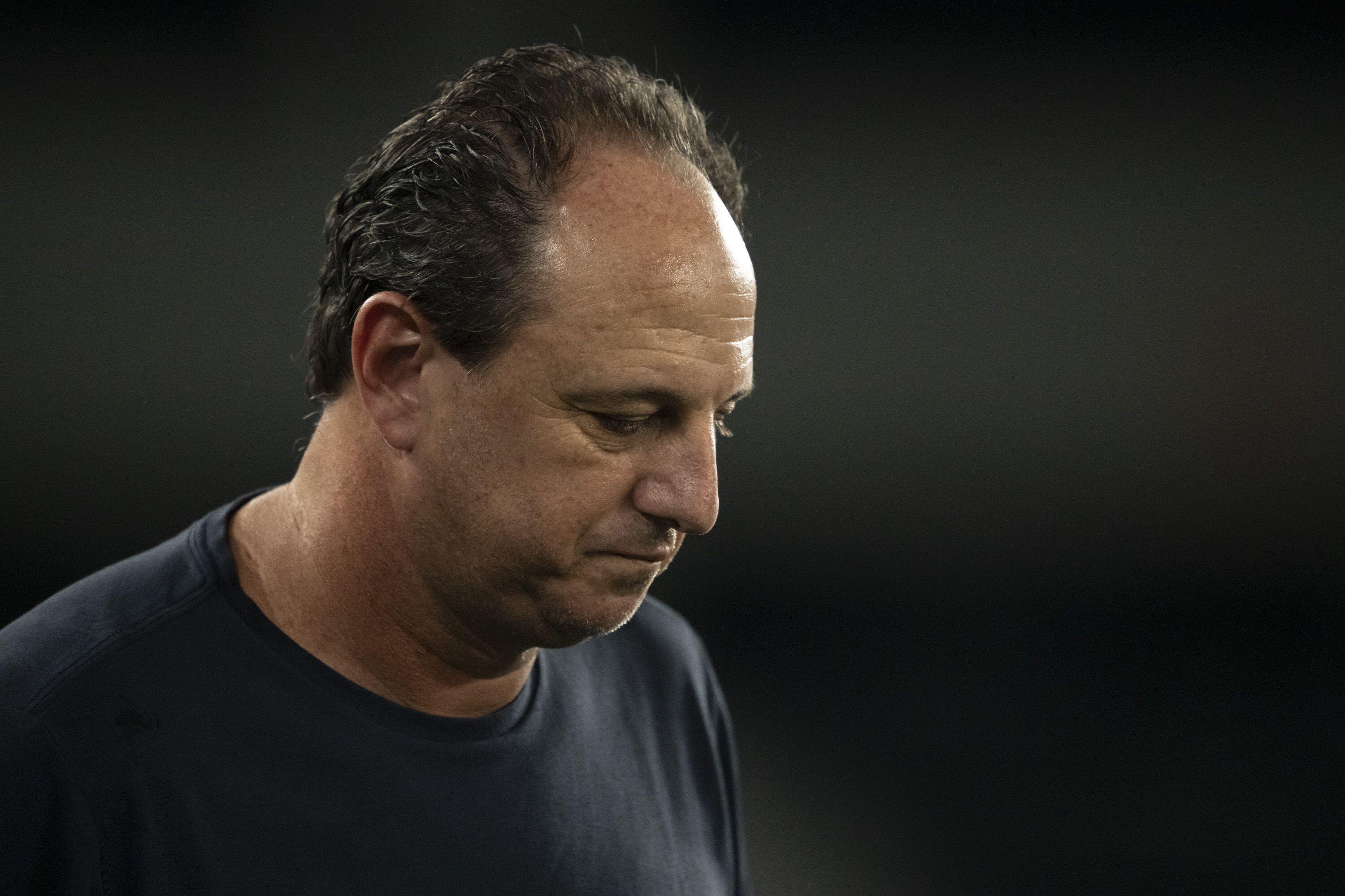 Rogério Ceni nunca venceu o Flamengo como treinador. Foto: AGIF / Alamy Stock Photo