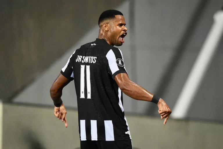 Júnior Santos, atacante do Botafogo. Foto: A.PAES/Alamy Stock Photo