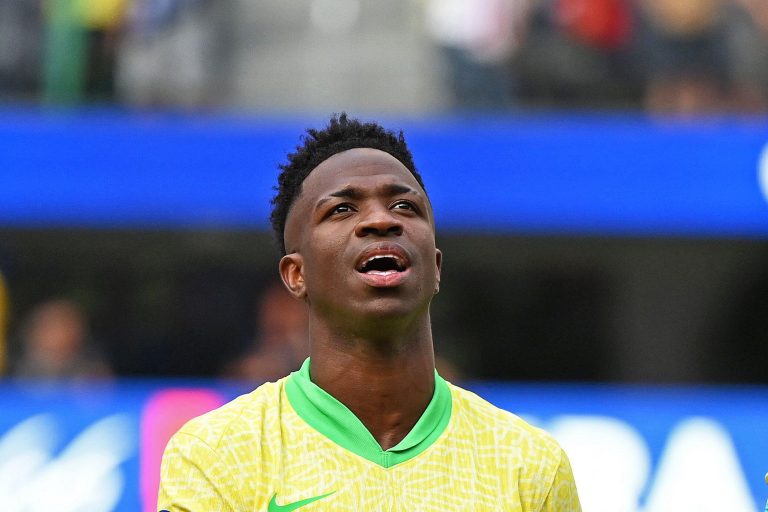 Vini Jr. durante a Copa América 2024 pela Seleção Brasileira. (Foto: Divulgação / Alamy Stock Photo)