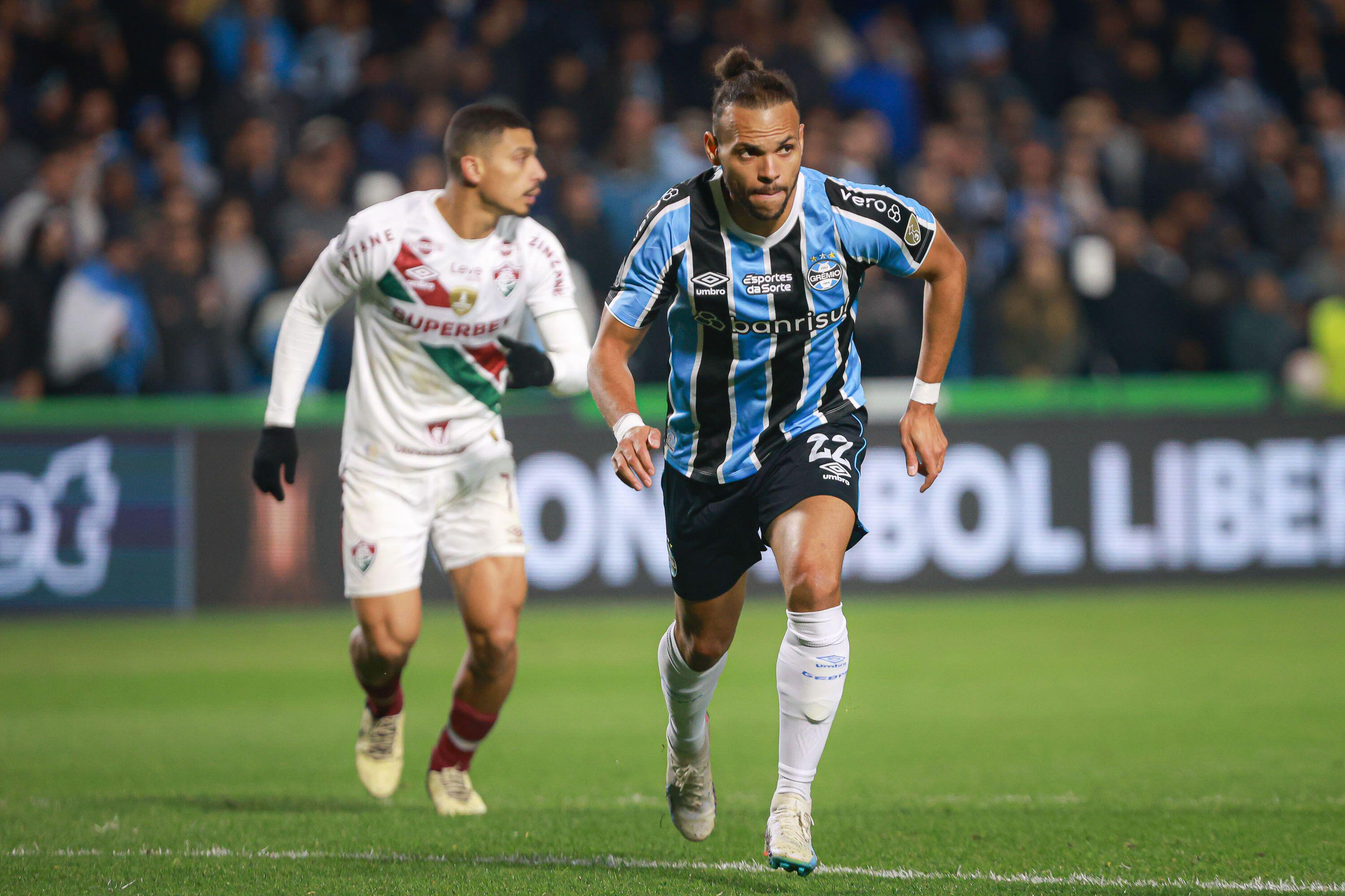 Grêmio e Fluminense pela Libertadores 2024. Foto: Sipa USA / Alamy Stock Photo