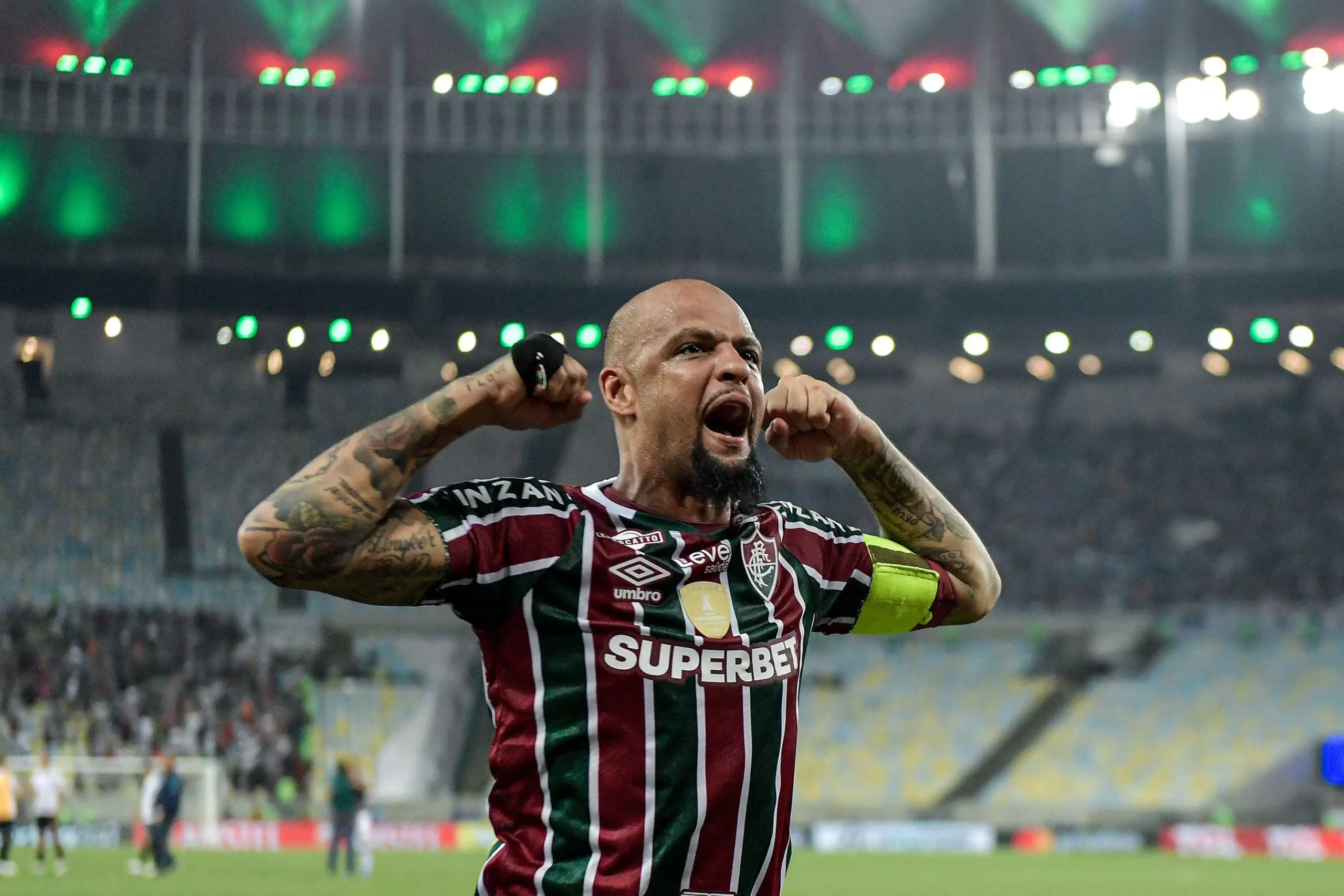 Felipe Melo, zagueiro do Fluminense. Foto: Thiago Ribeiro/AGIF/Alamy Live News