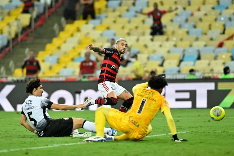 Flamengo 1 x 0 Corinthians, semifinal (ida) Copa do Brasil 2024. Foto: Andre Paes/Alamy Stock Photo