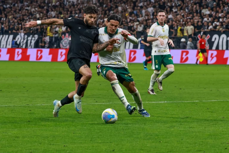 Corinthians x Palmeiras, Brasileirão 2024. Derby Paulista. Foto: Leco Viana/TheNEWS2/ZUMA Press Wire/Alamy Stock Photo