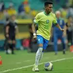 Estêvão com a Seleção Brasileira