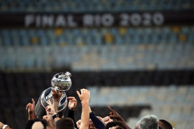 Taça da Libertadores 2020. Foto: Ricardo Moraes/POOL/ZUMA Press Wire