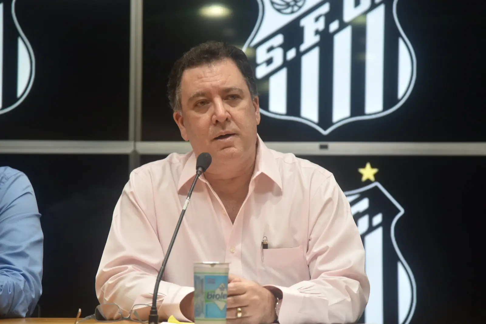 Marcelo Teixeira, presidente do Santos