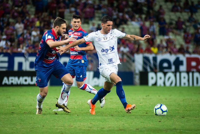 Fortaleza x Cruzeiro, no Brasileirão 2019. Foto: Bruno Haddad/Cruzeiro