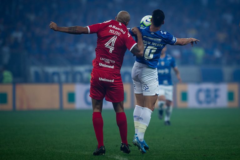 Cruzeiro x Internacional, na Copa do Brasil 2019. Foto: Bruno Haddad/Cruzeiro