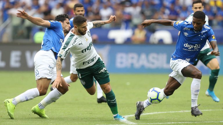 Cruzeiro x Palmeiras, Série A 2019. Foto: Reprodução/SE Palmeiras