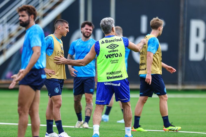 Jogadores do Grêmio