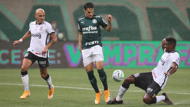 Palmeiras 4 x 0 Corinthians, 28ª rodada do Brasileirão 2020. Foto: Cesar Greco/Palmeiras