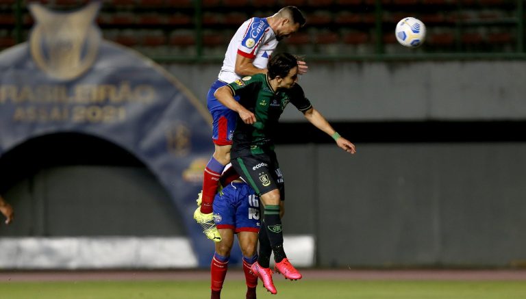 Bahia 3x4 América-MG - Brasileirão 2021. Foto: Felipe Oliveira/EC Bahia