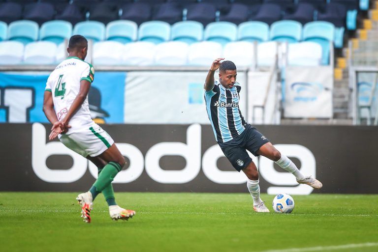 Grêmio x América-MG, pelo Brasileirão 2021. Foto: LUCAS UEBEL/GRÊMIO FBPA