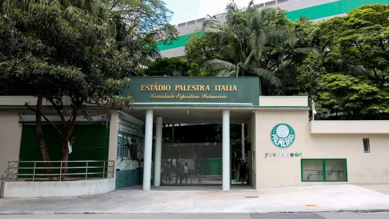 Fachada da sede social do Palmeiras. Foto: Fabio Menotti/SE Palmeiras