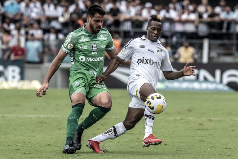 Coritiba e Santos. Foto: Ivan Storti/Santos FC