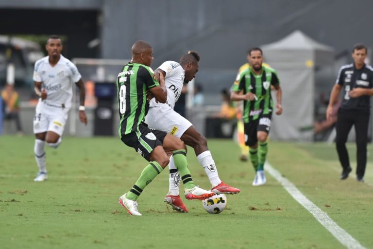 Santos e América-MG se enfrentam neste sábado (29), pela Série A do Brasileiro. Foto: Ivan Storti/Santos FC